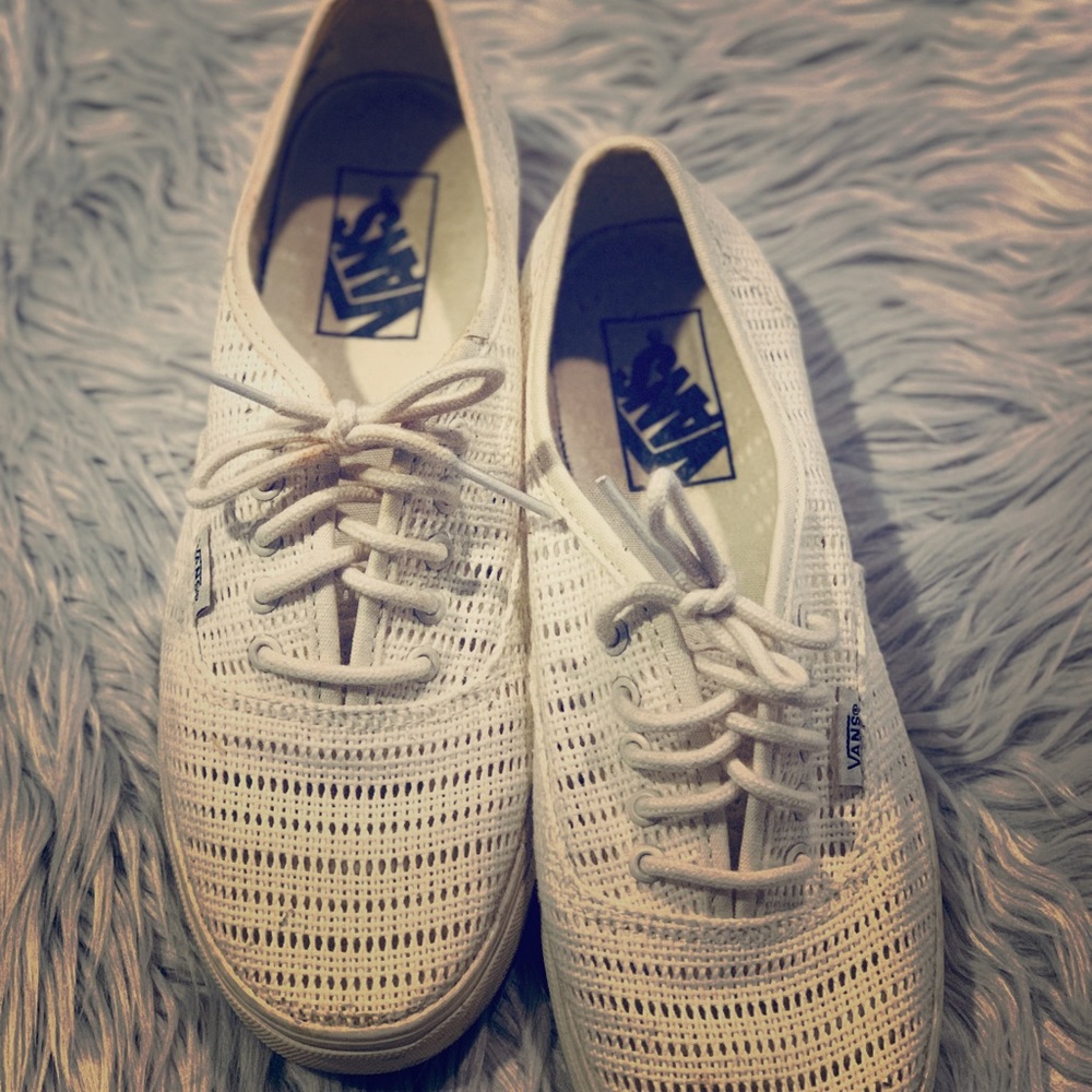VANS “Crochet” Authentic Lo Pro Sneakers